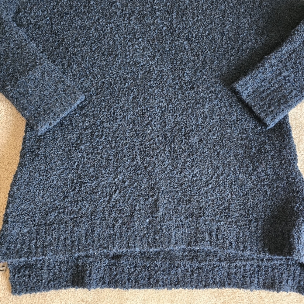 Zadig & Voltaire Athina Ma Oversized Textured Knit Wool Blend Sweater One Size - Picture 7 of 14